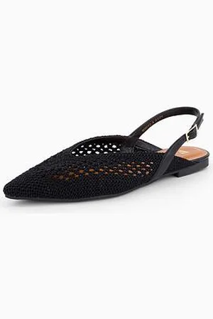 Very Crochet Pointed Sling Back Ballerina