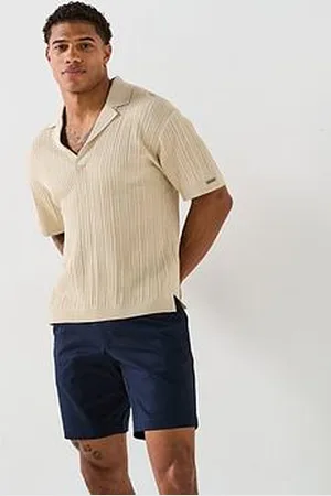 Calvin Klein Open Knit Polo Shirt