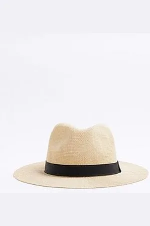 River Island Straw Fedora Hat