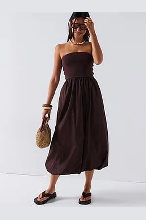 Very Puff Ball Midi Dress