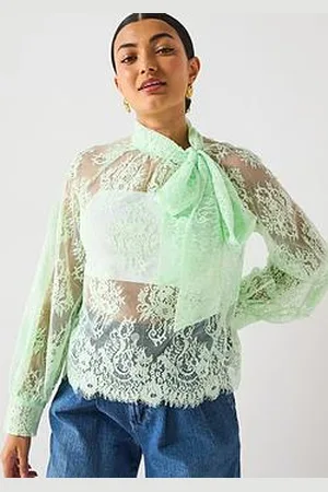 Very Lace Pussybow Blouse