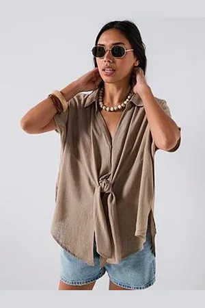 Very Tie Front Blouse