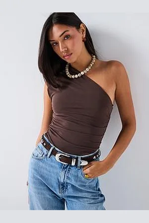 Very One Shoulder Ruched Top