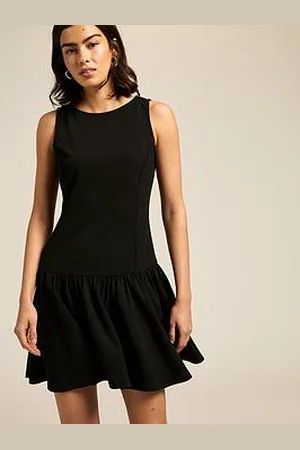 New Look Dropped Waist Mini Dress