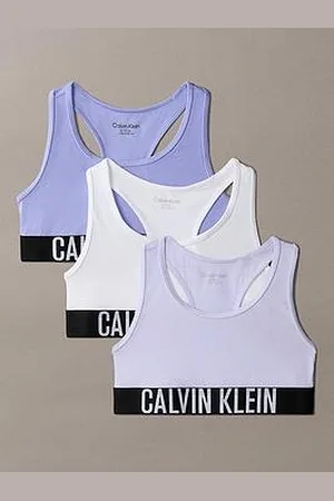Calvin Klein Girls 3 Pack Intense Power Bralette