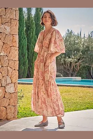 Fat Face Paige Layered Floral Dress