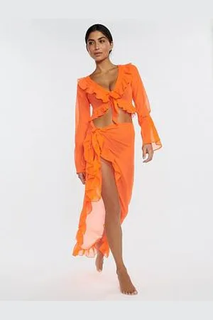Boux Avenue Ruffle Chiffon Tie Side Skirt