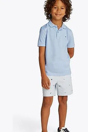 Tommy Hilfiger Boys Flag Short Sleeve Polo Shirt