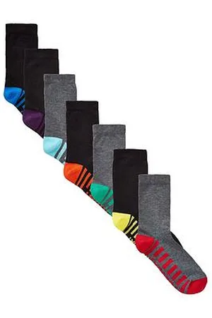 Everyday Basic 7 Pack Days Of The Week Socks
