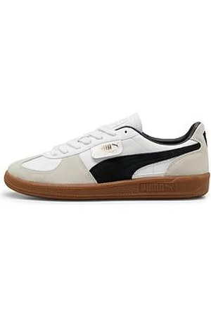 PUMA Unisex Palermo Leather Trainers - White