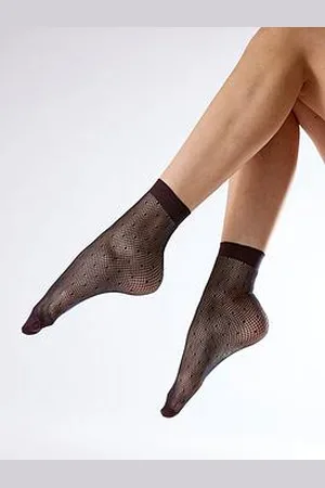 Pretty Polly Spot Net Anklet