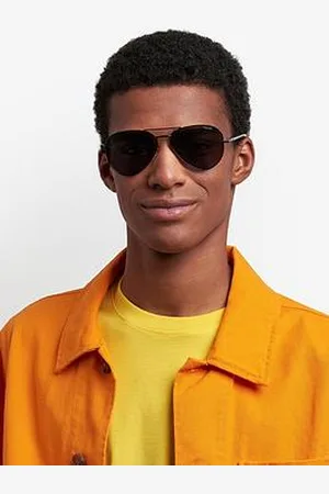 Polaroid Poloroid Grey Pz Metal Pilot Sunglasses