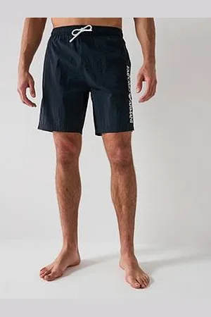Emporio Armani Logo Print Bermuda Swimshorts