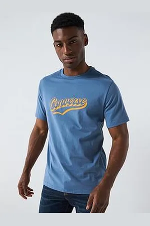 Converse Mens Sport Script T-Shirt - Blue