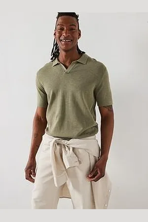 SELECTED Mattis Short Sleeve Open Collar Knitted Polo