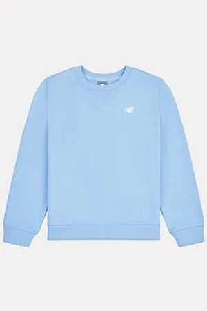 New Balance Junior Boys French Terry Small Logo Crew