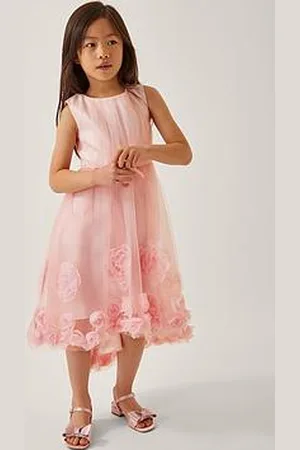 Monsoon Girls Josie 3D Rosette Dress