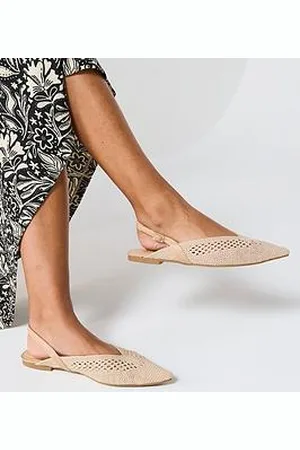 Very Crochet Pointed Sling Back Ballerina