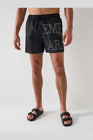 Emporio Armani Logo Print Swimshorts
