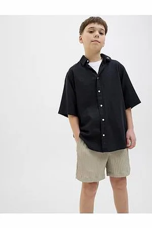 JACK & JONES Boys Aiden Massimo Jogger Co-Ord Shorts - Beige