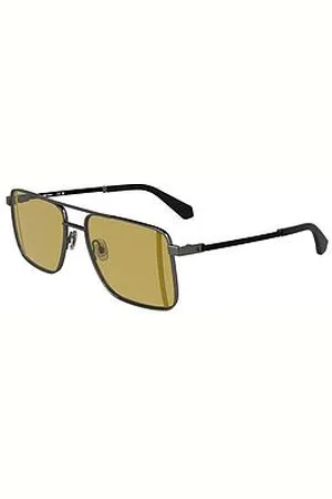 Calvin Klein Ckj Ckj25201S Metal Navigator Sunglasses