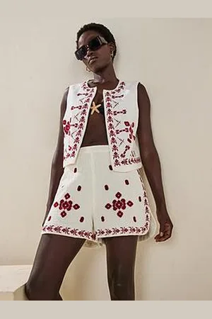 Very Embroidered Short Co-Ord