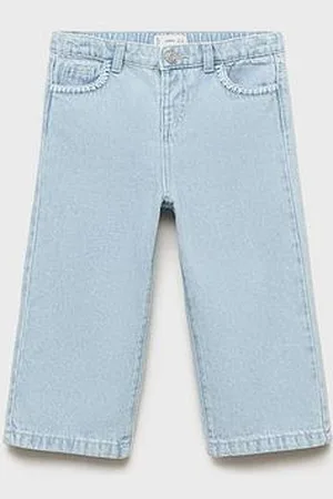 MANGO Younger Girls Wide Leg Jeans