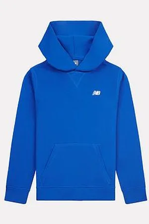New Balance Junior Boys French Terry Small Logo Hoodie