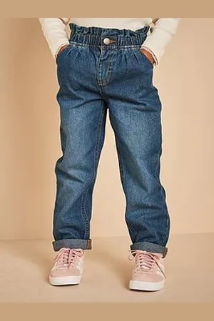 Very Girls Denim Paper Bag Jean