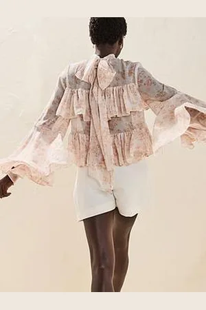 Very Floral Frill Blouse