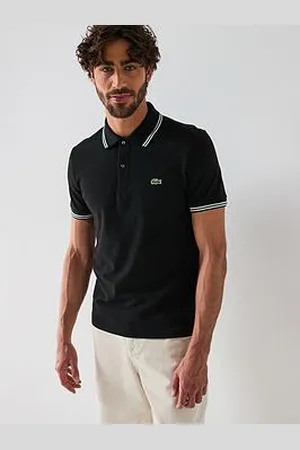 Lacoste Regular Fit L1212 Stripe Collar PiquÉ Polo Shirt