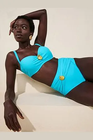 Very High Waisted Trim Detail Bikini Brief