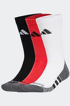 adidas Unisex Training Cushioned Crew Socks 3 Pack