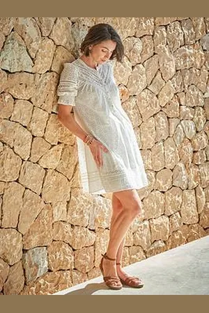 Fat Face Brody Broderie Dress