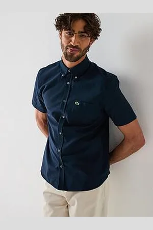Lacoste Regular Fit Short Sleeved Oxford Shirt