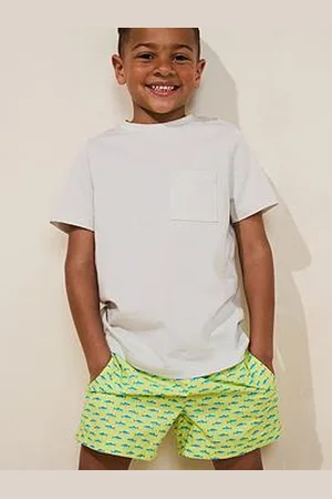 MANGO Boys Shark Swimshorts