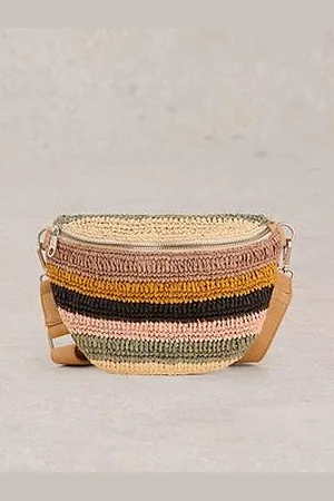 White Stuff Mini Sebby Crochet Bag