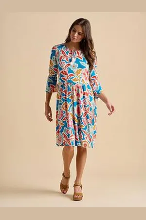 Brakeburn Full Bloom Knee Length Dress