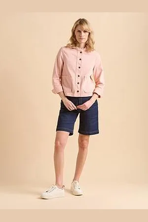 Brakeburn Frill Neck Denim Jacket
