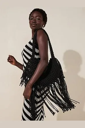 South Beach Fringe Detail Shoulder Bag