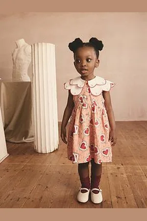 Cath Kidston Girls Double Collar Dress