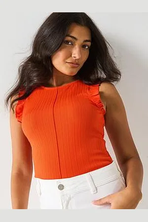 Very Textured Frill Vest