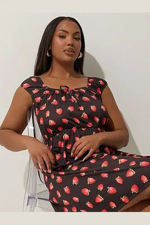 Yours Curve Mini Strawberry Dress