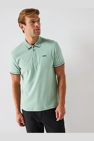 HUGO BOSS Paddy Lux Heritage Polo Shirt-Khaki