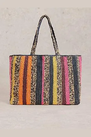 White Stuff Sabrina Crochet Tote Bag