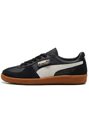 PUMA Unisex Palermo Leather Trainers - Black