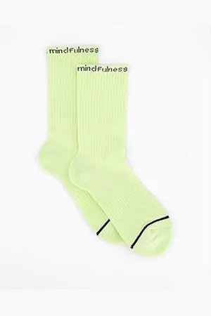 GIRLFRIEND COLLECTIVE Womens Training Mindfulness Crew Socks