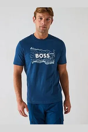 HUGO BOSS Te Logospace T-Shirt-Blue