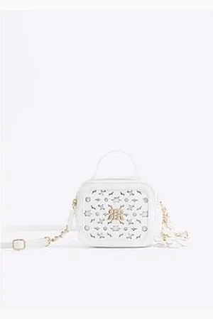 River Island Older Girl Floral Laser Cut Cross Body Bag