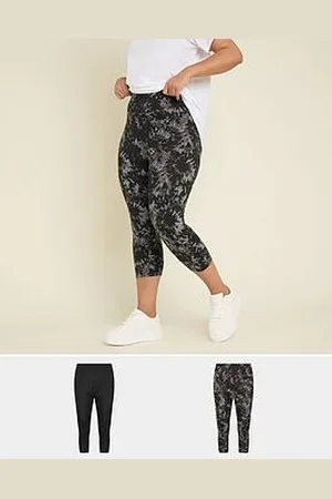 Yours Curve Crop 2 Pack Legging